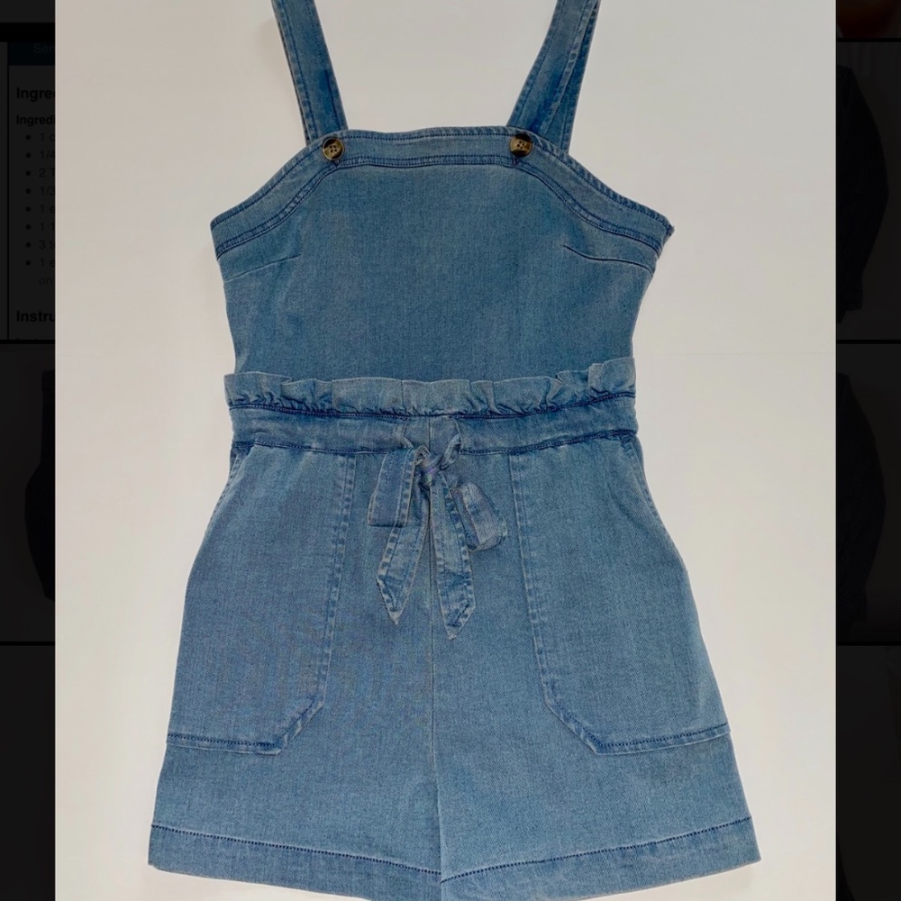 Denim Romper